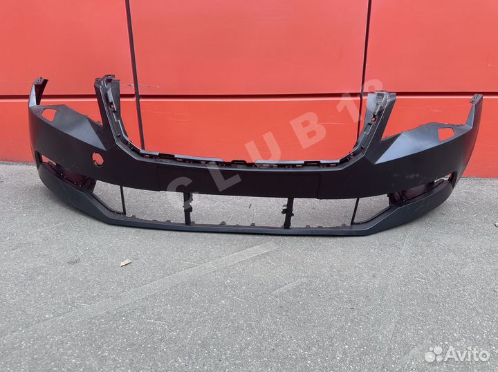 Бампер передний Skoda Superb 3 15-19 под омыватель