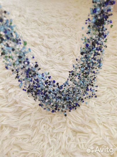 Колье воздушное из бисера