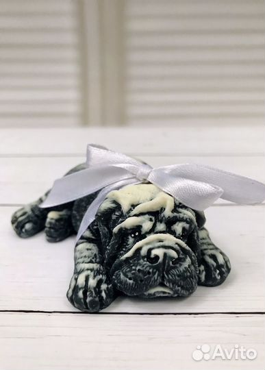 Мыло ручной работы Шарпей