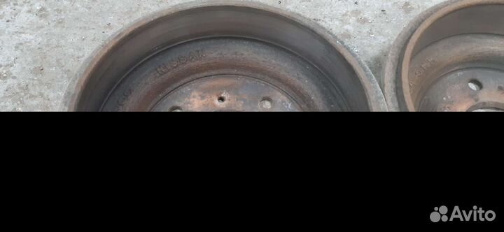 Задние тормозные барабаны nissan almera n16