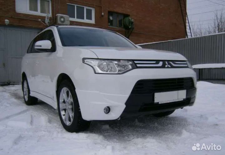 Бампер передний Митсубиси аутлендер 12 гв