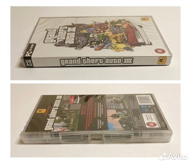 Grand Theft Auto III GTA 3 лицензия Англия DVD-box