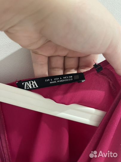 Платье zara фуксия