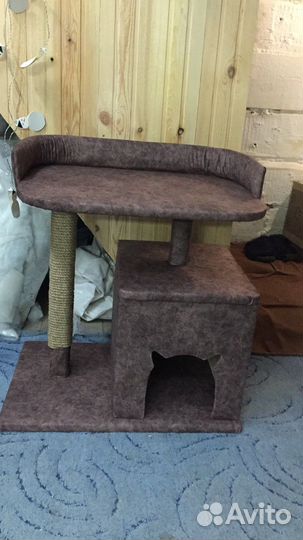 Домик для кошки с когтеточкой, новый