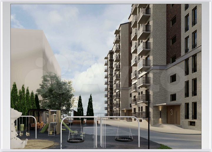 1-к. квартира, 53,3 м², 3/9 эт.