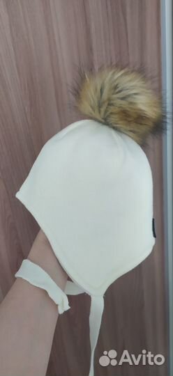 Шапка зимняя для девочки 52 54