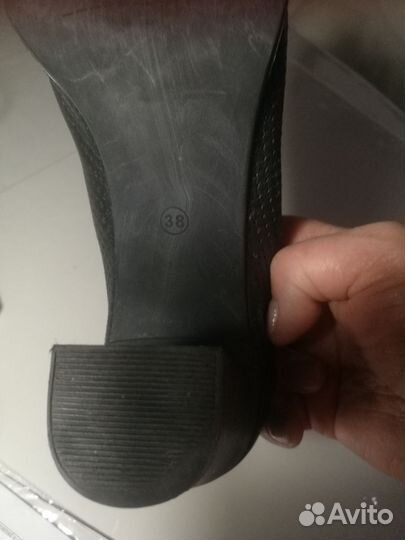 Туфли летние женские из натуральной кожи