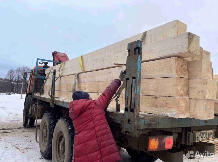 Брус обрезной 200х200х6000