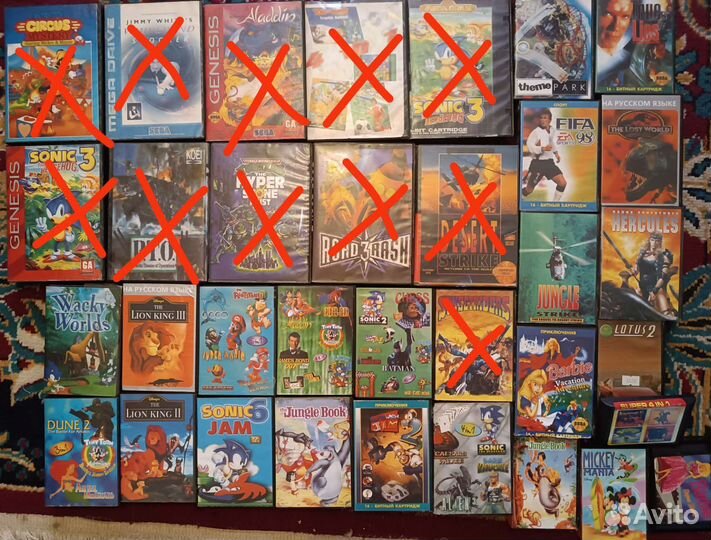 Картриджи sega