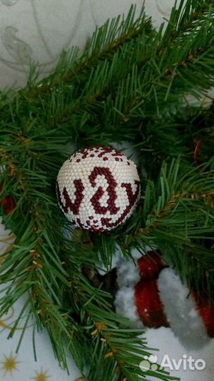 Новогодние шары ручной работы