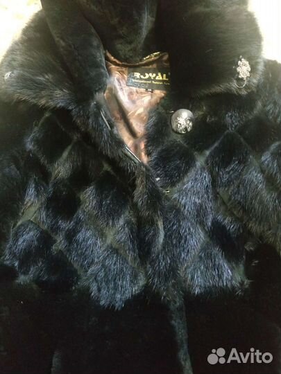 Шуба мутон норка 46 р