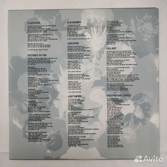 2xVinyl The Cure – Disintegration