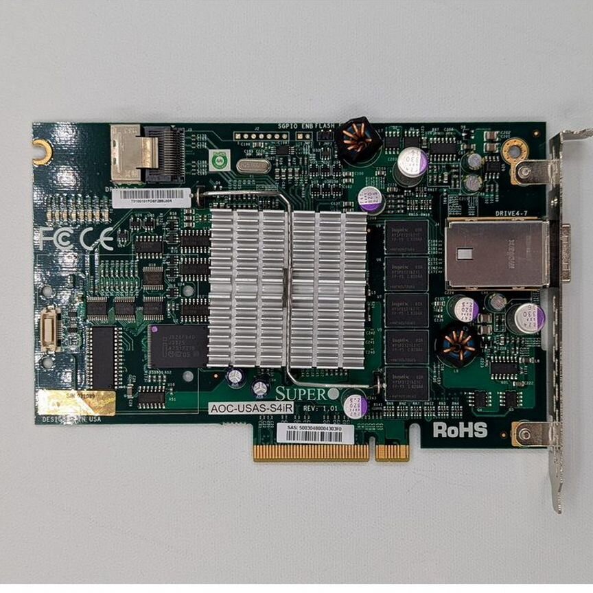 [AOC-USAS-S4IR] Контроллер Raid Supermicro, 256 Mb