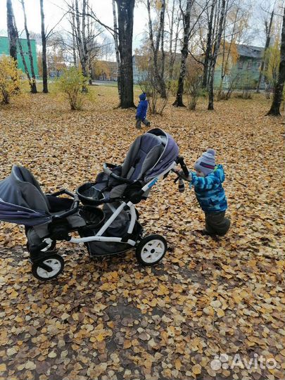 Коляска для двойни и погодок