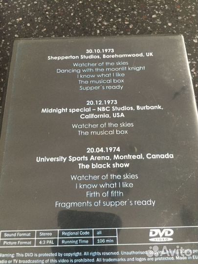 Концерты и видеоклипы на DVD