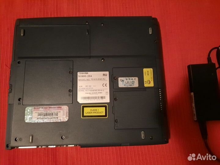 Ноутбук Toshiba satellite S 1800-204