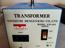 Понижающий трансформатор toyozumi KD-600
