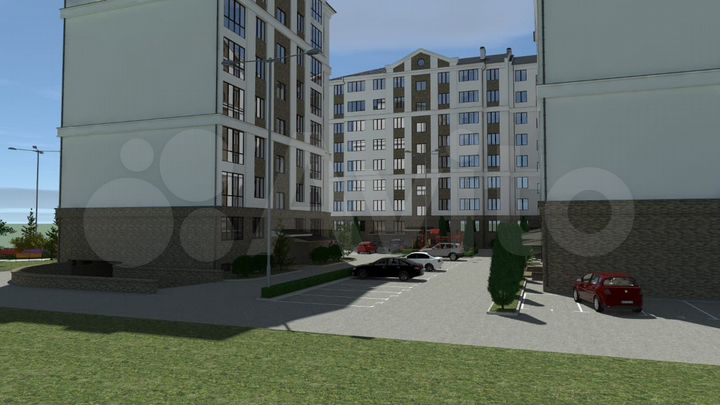 2-к. квартира, 60,9 м², 4/8 эт.