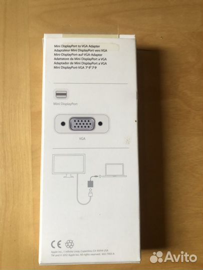 Адаптер, переходник Apple Mini Displayport - VGA