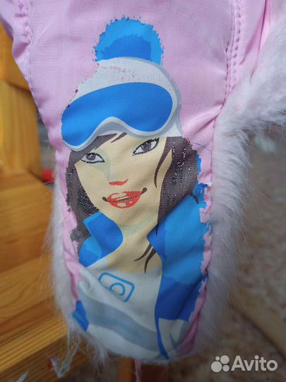 Шапка ушанка для девочки