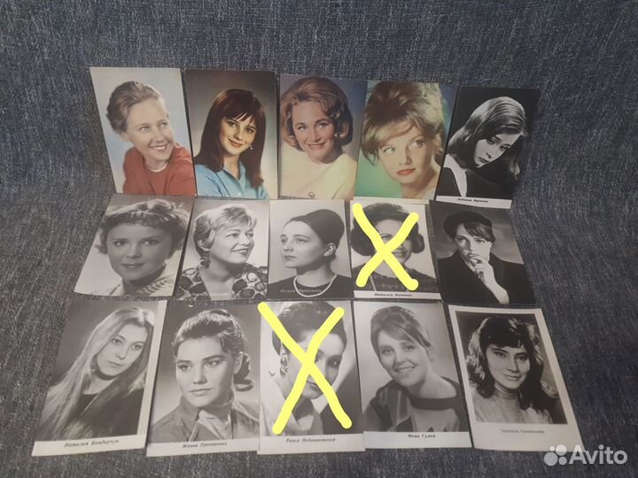 Открытки артисты СССР, разные