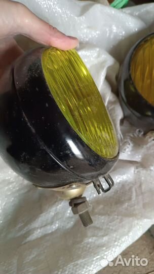 Противотуманные фары желтые СССР