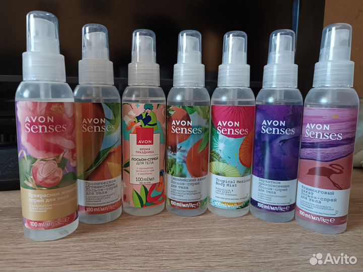 Гель для душа Avon 500мл. Спрей для тела Avon