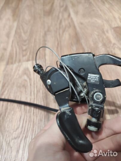 Манетки shimano 3 скорости