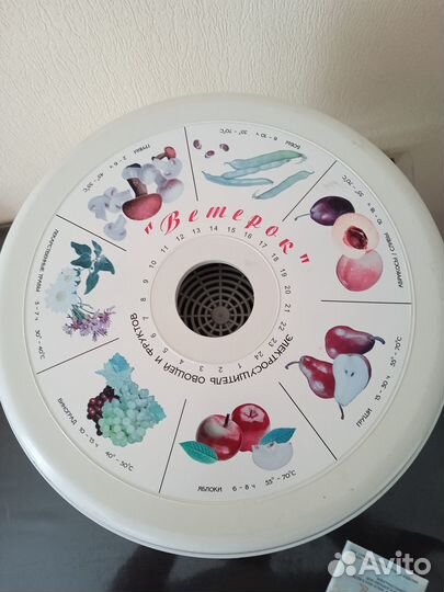 Сушилка для овощей и фруктов ветерок