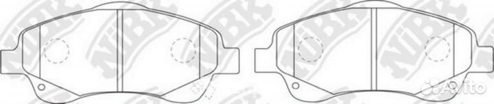 Nibk PN1233 Колодки дисковые передние Toyota Avens