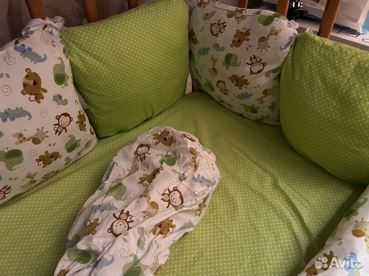 Детское постельное+ бортики