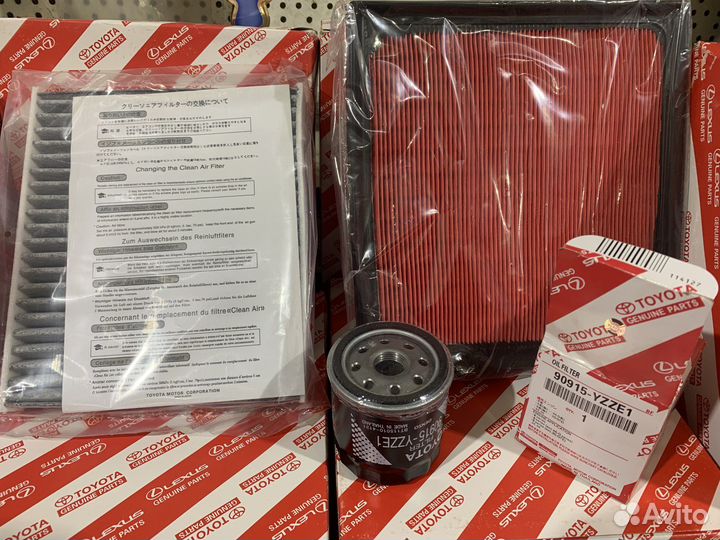 Комплект фильтров наToyota Camry Таёта Камри 70