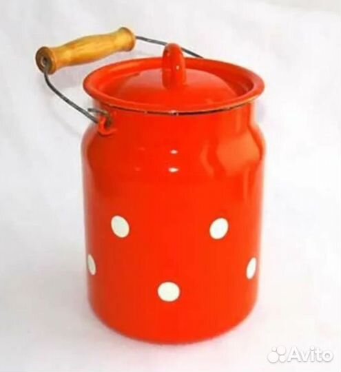 Бидон эмалированный новый