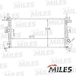 Радиатор двигателя Ford Focus/C-Max 1.6