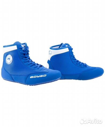 Борцовки на толстой подошве Boybo (30,Синий)