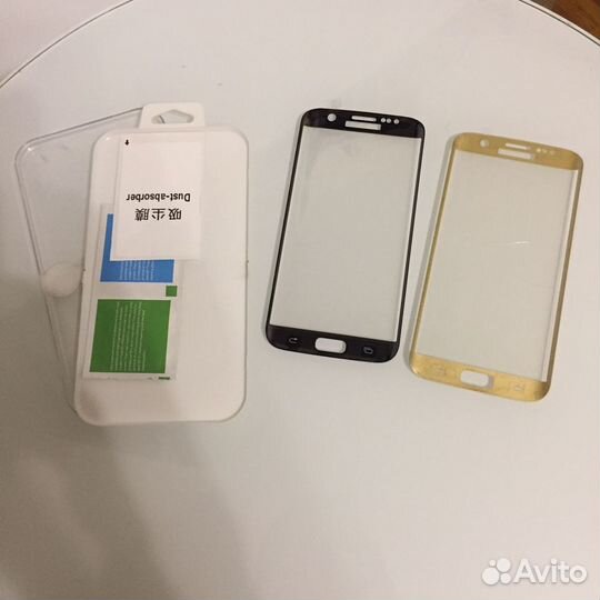 Стекло противоударное защитное samsung S7 Edge