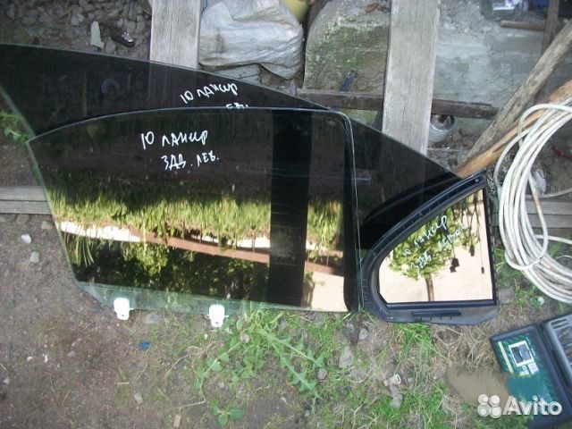 Стекло двери митсубиси лансер 10