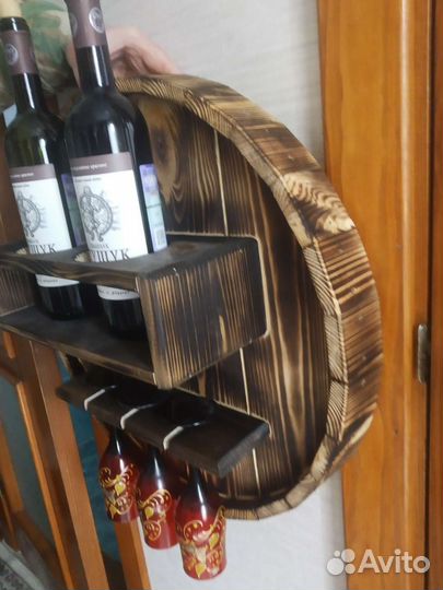 Подставка под вино и бокалы