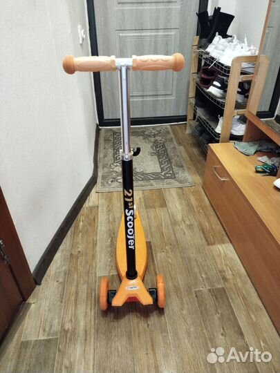 Самокат детский трехколесный бу