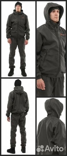 Костюм taygerr Кондор дюспо-флис, оникс, р.44-46/1