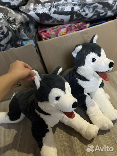 Хаски мягкая игрушка IKEA