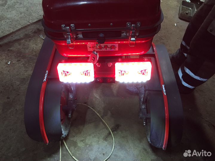 Электротрицикл-вездеход 6000W/48V/48Ah