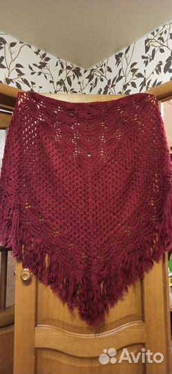 Шаль ручной работы