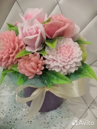 Цветы и букеты из мыла