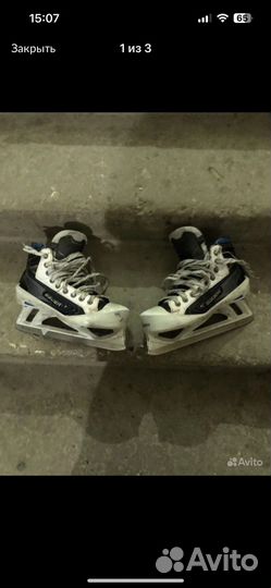 Вратарские коньки bauer