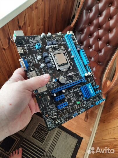 Материнская плата 1155 с процессором
