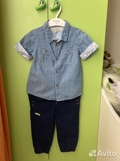 Рубашка и брюки для мальчика 80