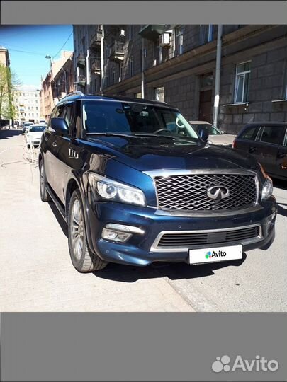 Infiniti QX80 5.6 AT, 2016, 95 000 км