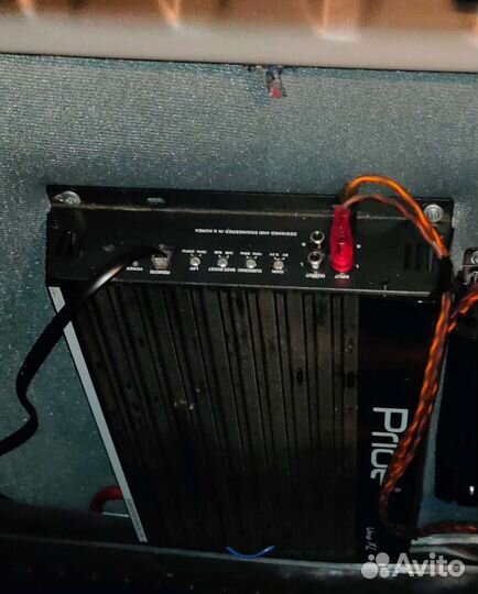 Сабвуфер Pride junior pro 12 и моноблок uno xl