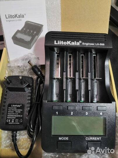 Liitokala lii-500, зарядное 18650